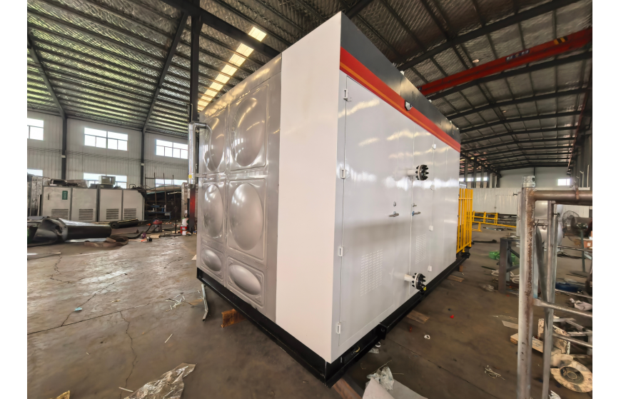 Specialized oilfield heat pump heating device