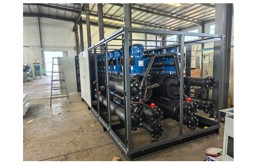 Vortex water and ground source heat pump