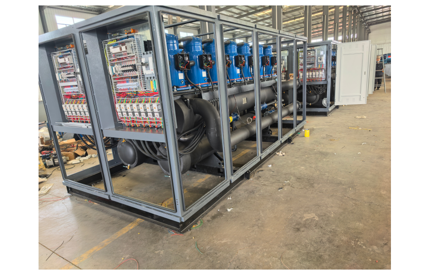 Vortex water and ground source heat pump