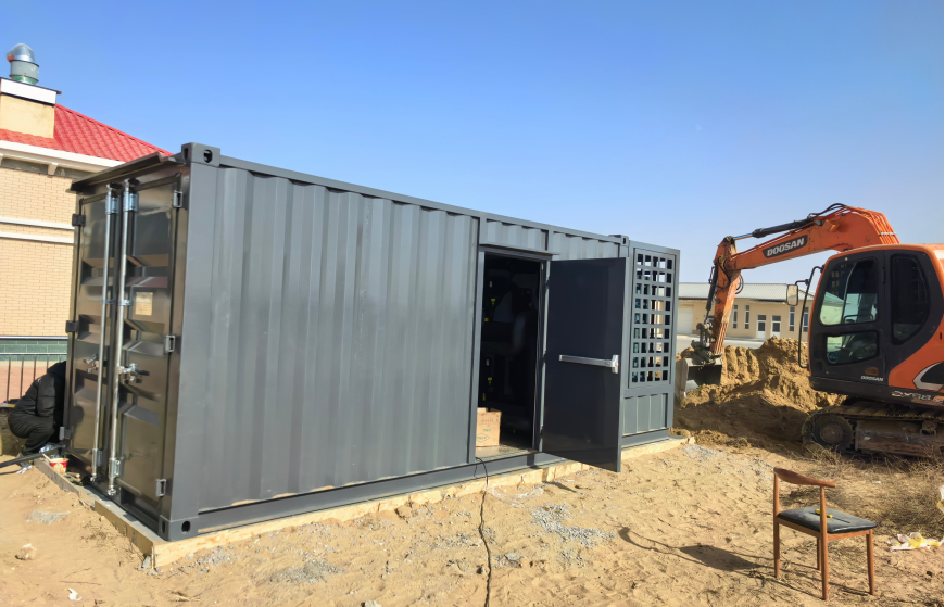 Integrated heating and cooling system